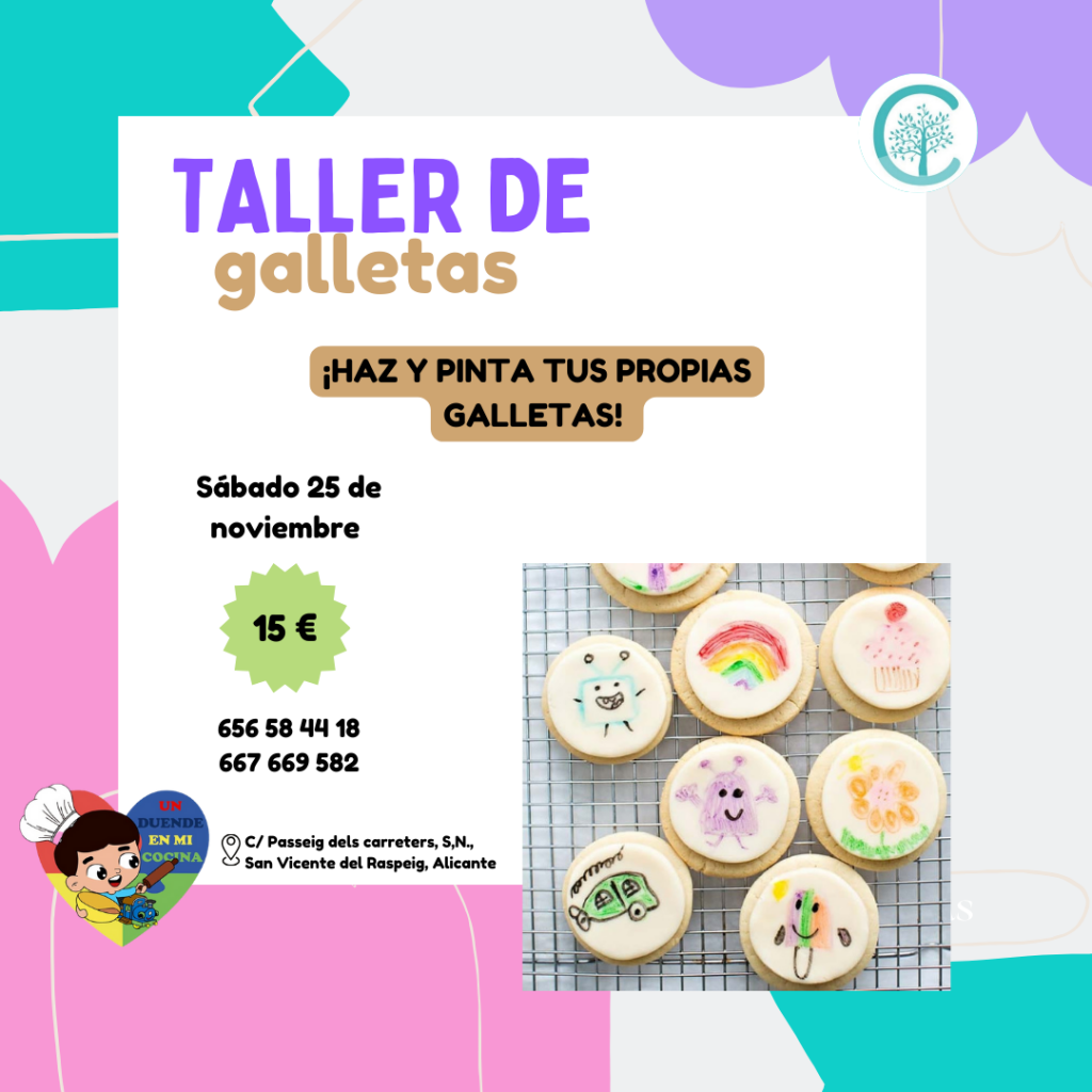 Taller de galletas para niños/as